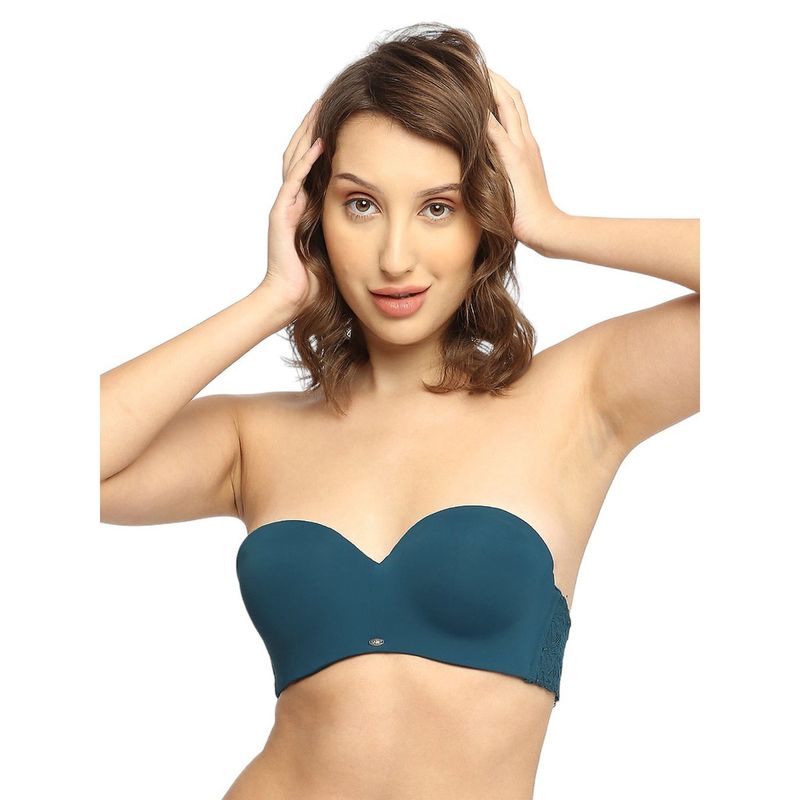 SOIE Women Medium Coverage Padded Wired Thirst Lace Bra (34C)