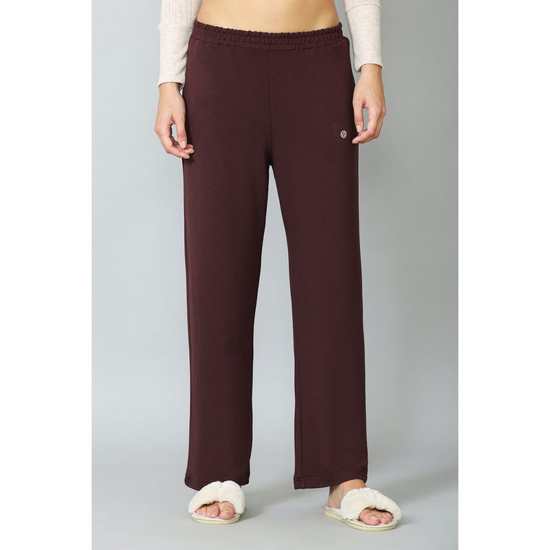 Van Heusen Women Functional Pocket & Wide Leg Opening Lounge Pyjamas - Brown (2XL)