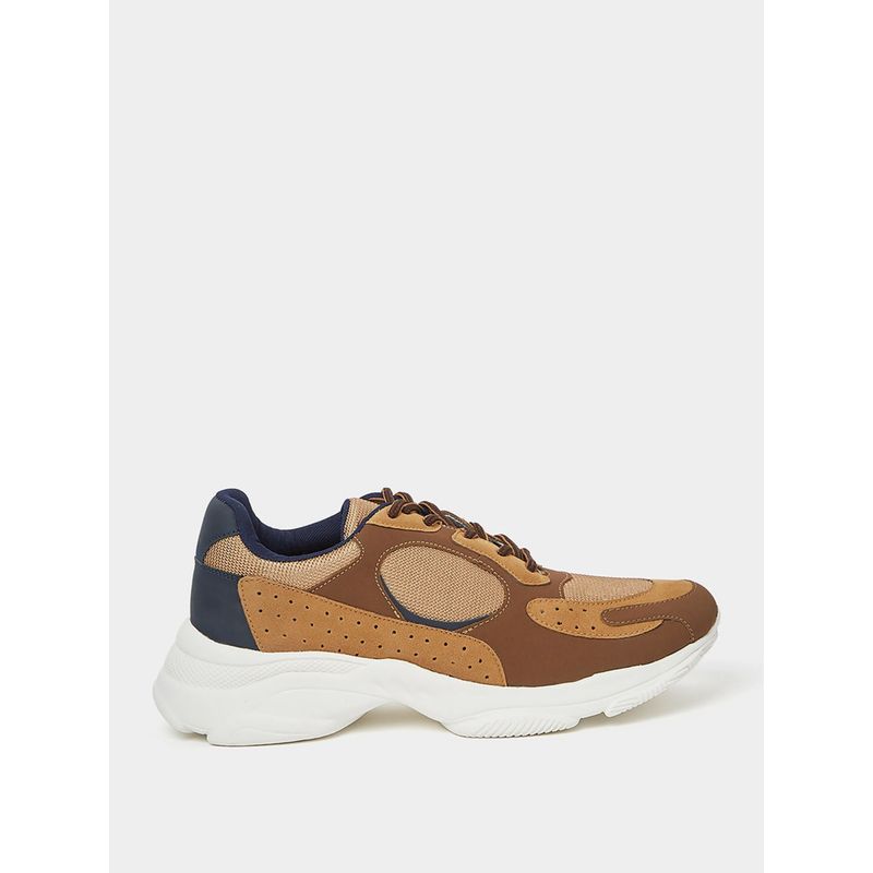 Styli Textured Colorblock Chunky Dad Sneakers (EURO 43)