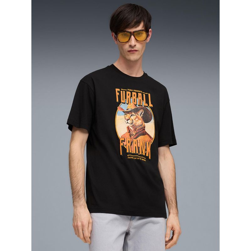 Puma House Of Graphics Mens Cat Relaxed T-Shirt (L)