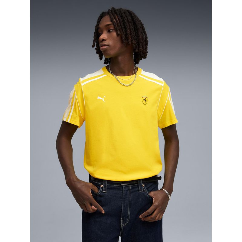 Puma Scuderia Ferrari Mens Colorblock Sleeves MT7 T-Shirt (2XL)