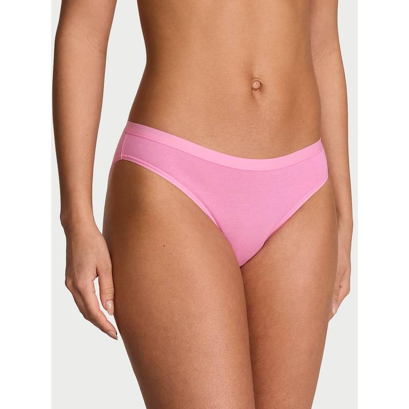 Victoria's Secret Pink Stretch Cotton Bikini Panty (XL)