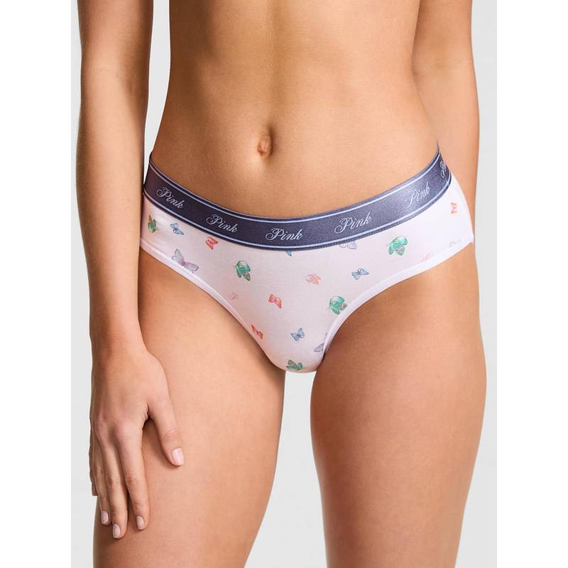 Victoria's Secret PINK Logo Cotton Hiphugger Panty (XS)