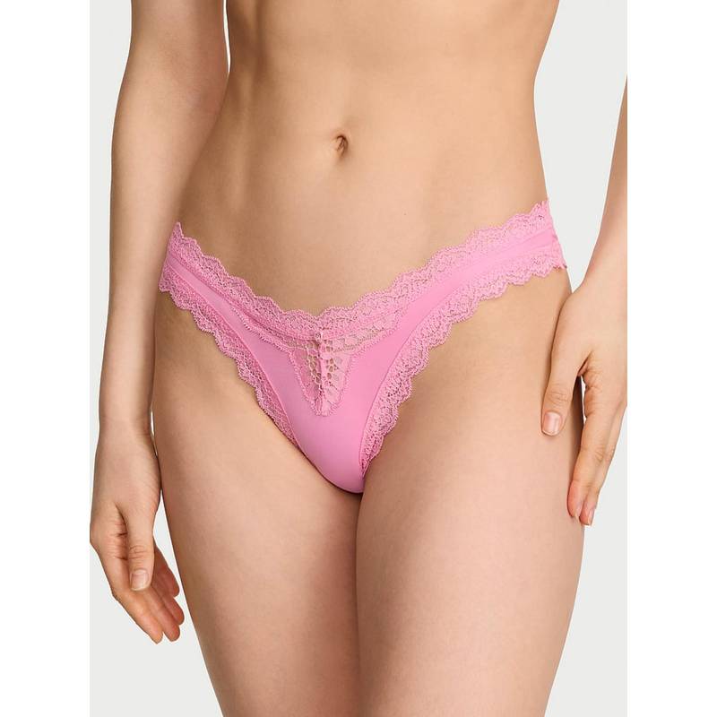 Victoria's Secret Dream Angels Lace Trim Brazilian Panty (XL)
