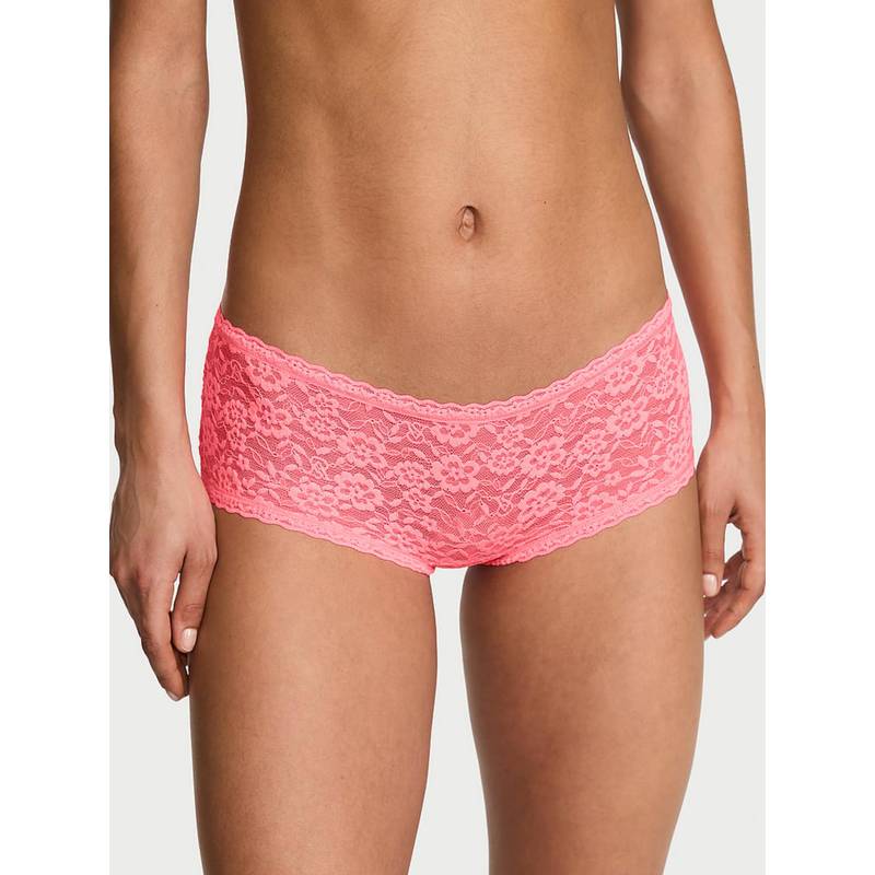 Victoria's Secret Pink The Lacie Lace Low Rise Boyshort (XS)