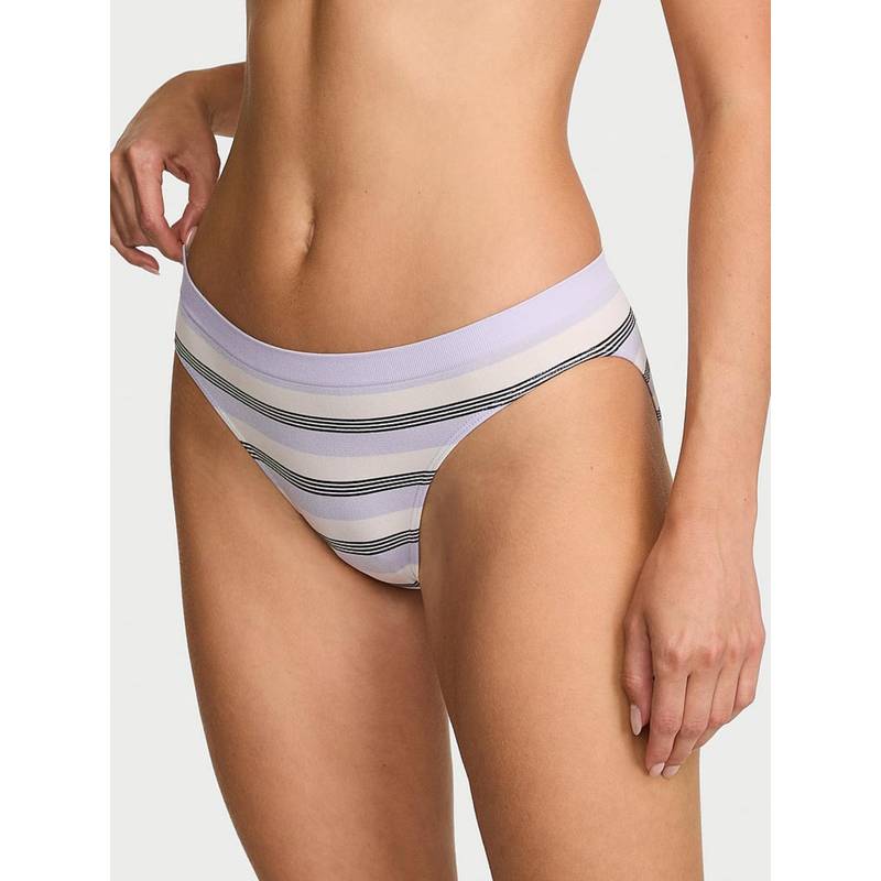 Victoria's Secret Seamless Stripes Bikini Panty (L)