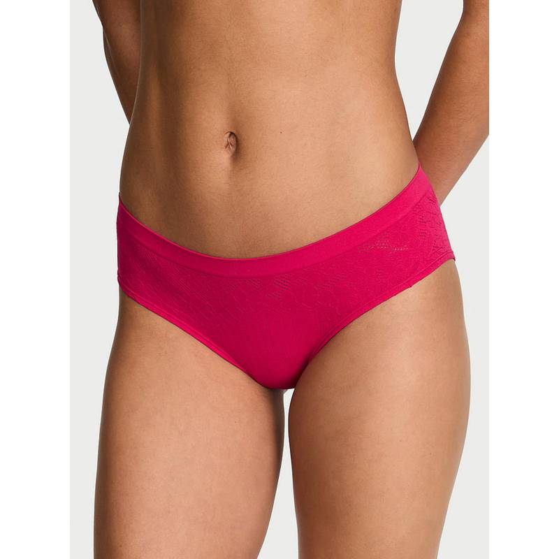 Victoria's Secret Seamless Floral Rib Hiphugger Panty (XS)