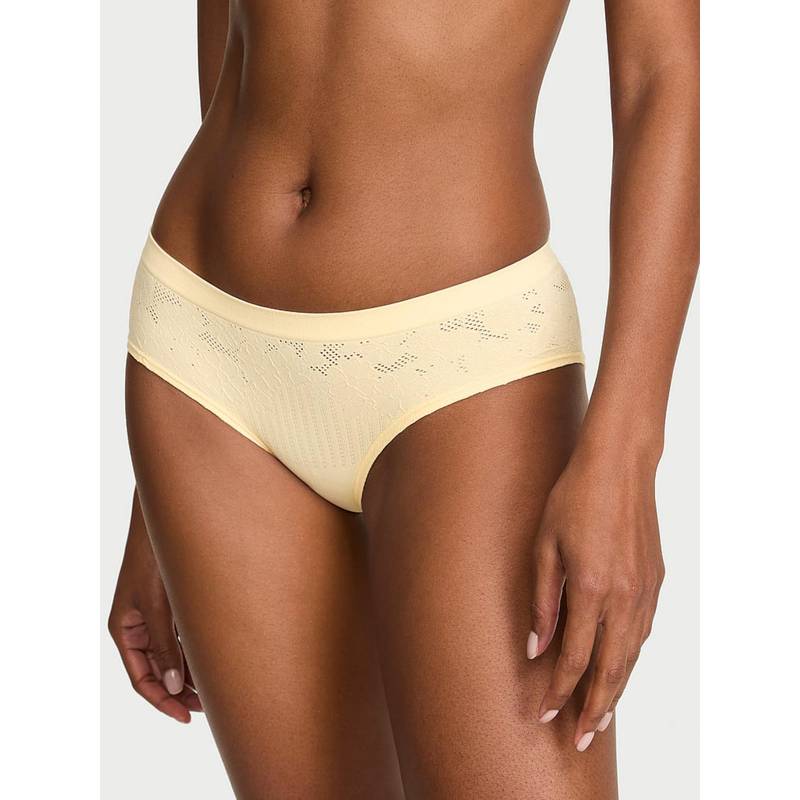 Victoria's Secret Seamless Floral Rib Hiphugger Panty (XS)
