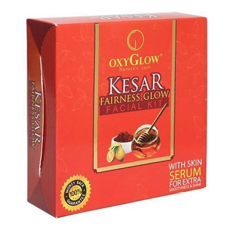 Oxyglow Herbals Kesar Fairness Glow Facial Kit