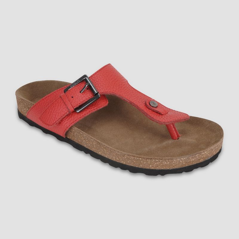 EZOK Red Leather Sandal For Men (UK 10)