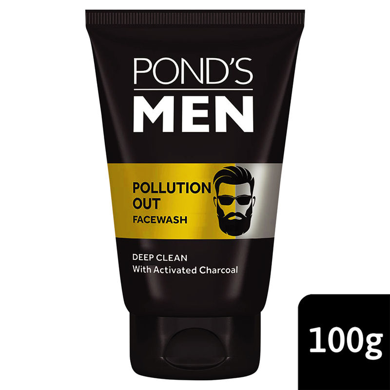 Ponds Men Pollution Out Facewash Deep Cleanses With Activated Charcoal