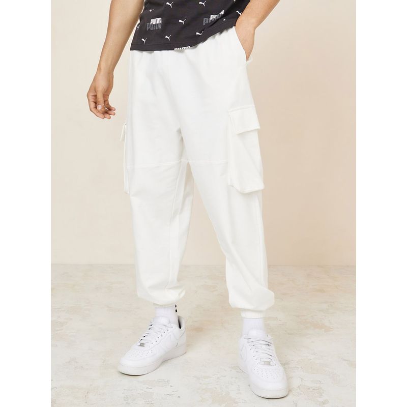 Styli Oversized Cut and Sew Detail Cargo Joggers (S)