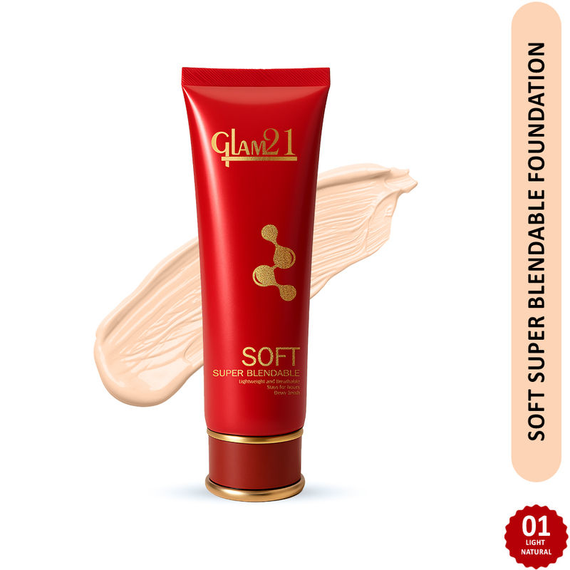 Glam21 Soft Super Blendable Tube Foundation -Light Natural