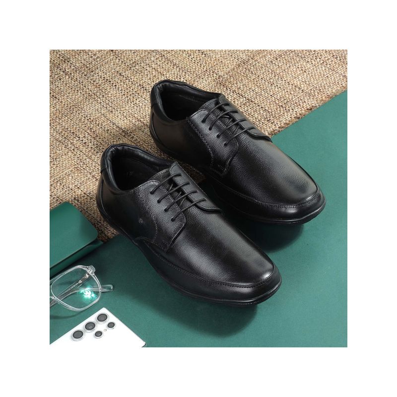 Metro Men Black Lace Up Formal Derbies (EURO 40)