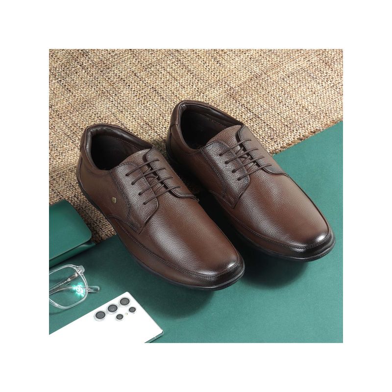 Metro Men Brown Lace Up Formal Derbies (EURO 41)