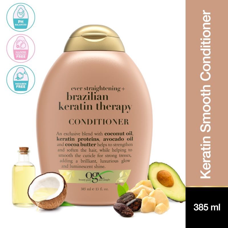 Buy OGX Ever Straightening Brazilian Keratin Smooth Shampoo Online