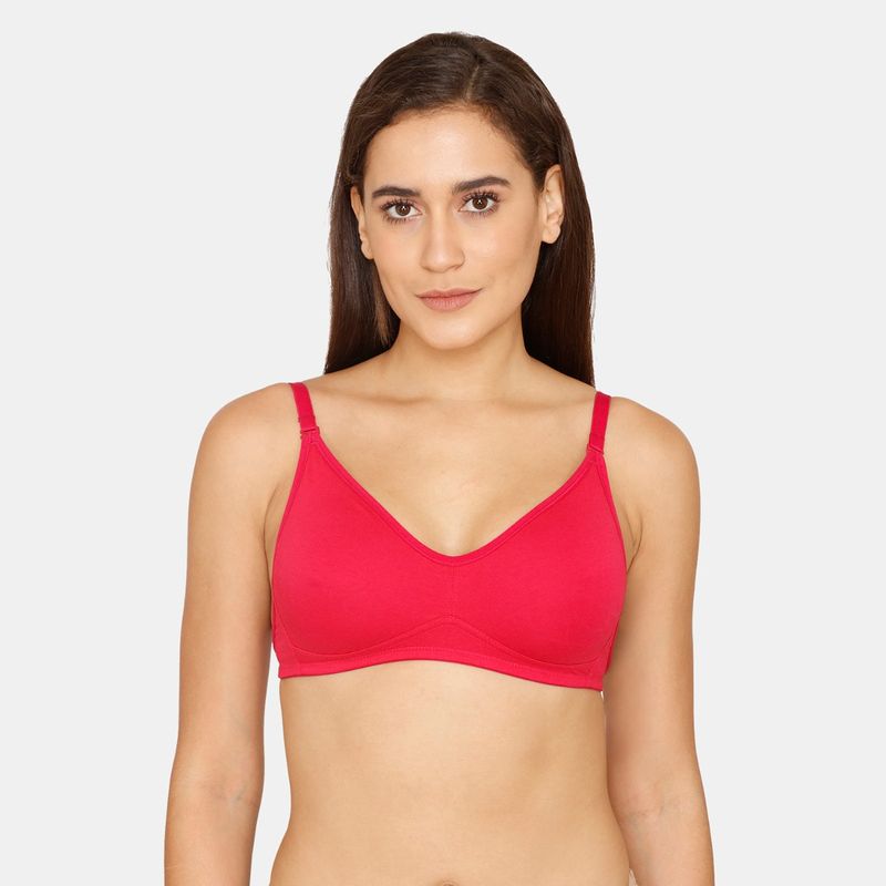 Zivame Beautiful Basics Double Layered Non Wired 3-4Th Coverage Backless Bra (Set of 2) (38C)