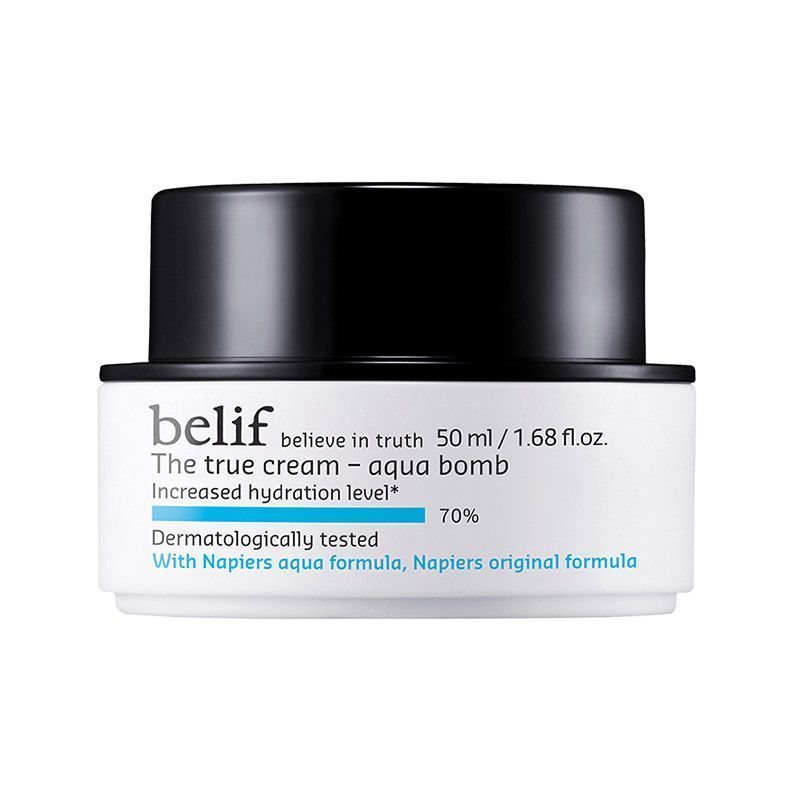 Belif The True Cream Aqua Bomb, Dermat Tested Moisturizer, Increases Skin Hydration By 70%