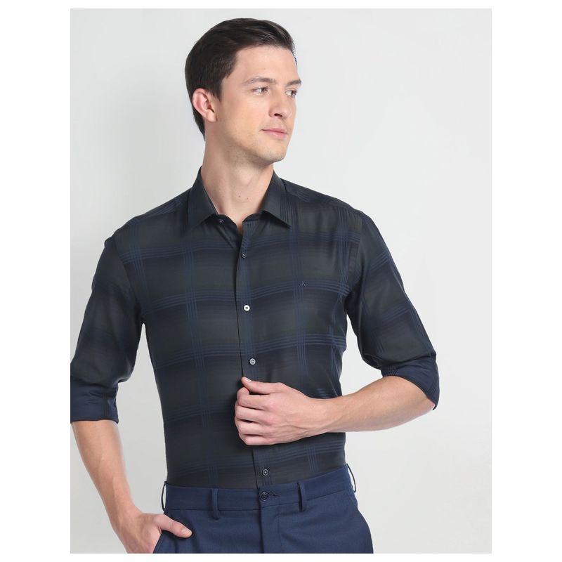 Arrow Newyork Manhattan Slim Fit Twill Formal Shirt (44)