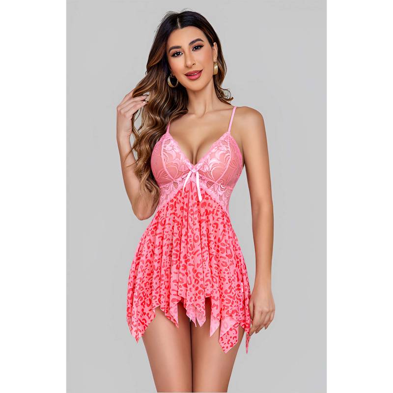 BROIDEN Women Shoulder Straps Baby Doll Pink (S)