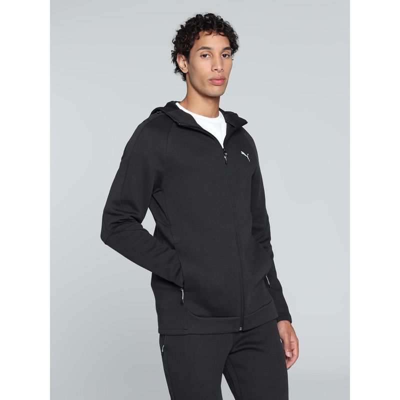 Puma Evostripe Full-Zip Mens Black Bomber (S)