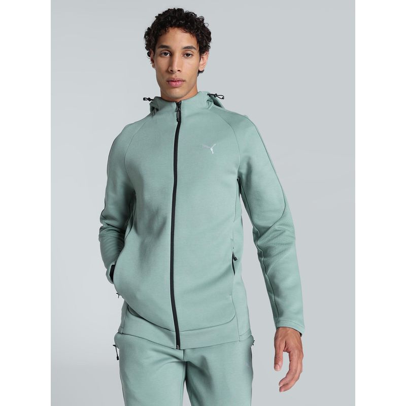 Puma Evostripe Full-Zip Men's Green Bomber (S)
