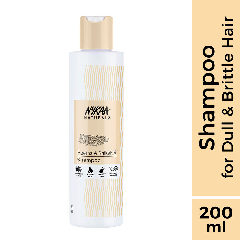 Nykaa Naturals Damage Repair Sulphate-Free Shampoo With Reetha, Shikakai & Jojoba Seed Oil