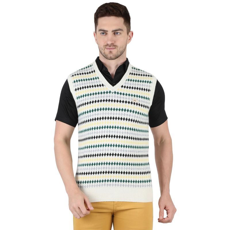 Monte Carlo Men Blue Wool Sweater (L)