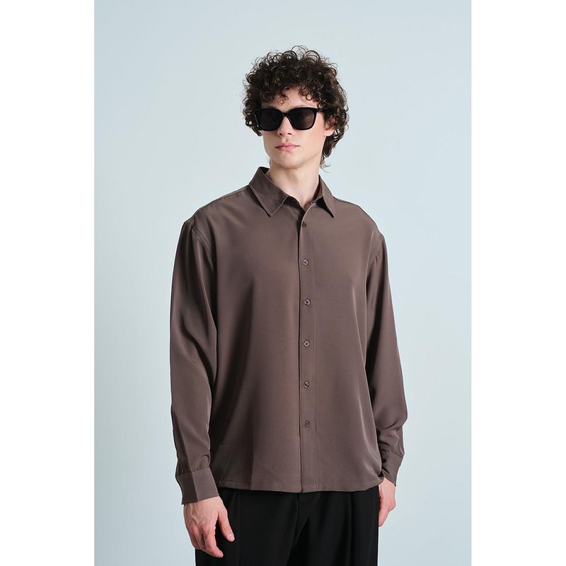 Bonkers Corner Brown Core form Brown Shirt (L)