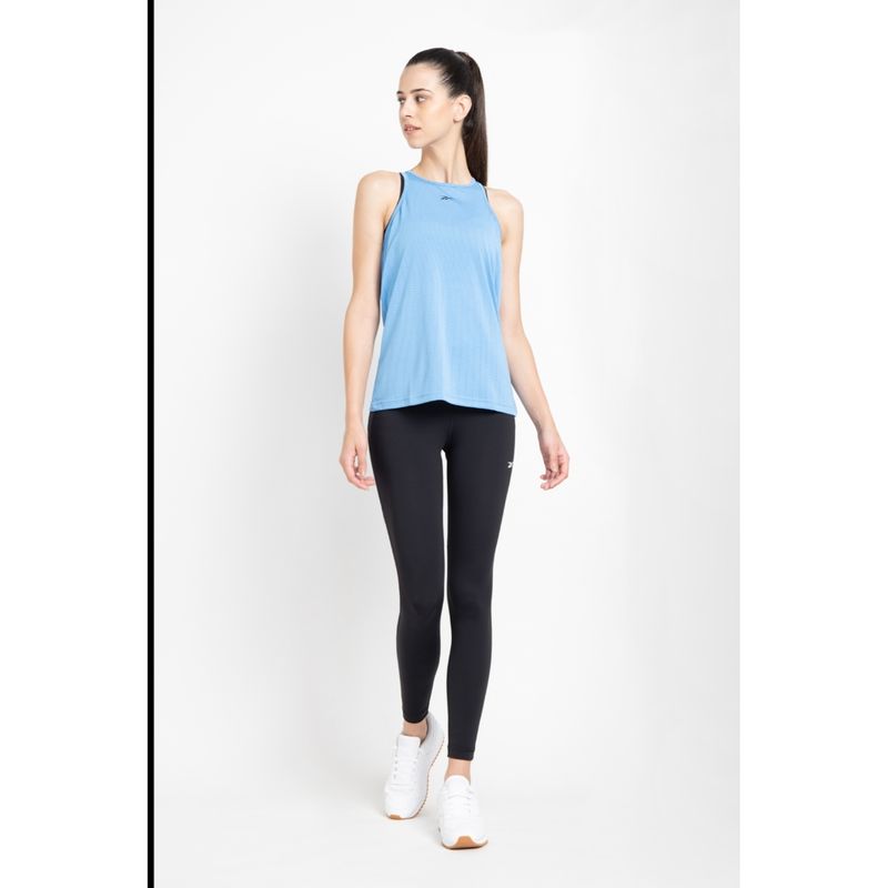 Reebok Ubf Perforated Tank Blue Training Tank (L)