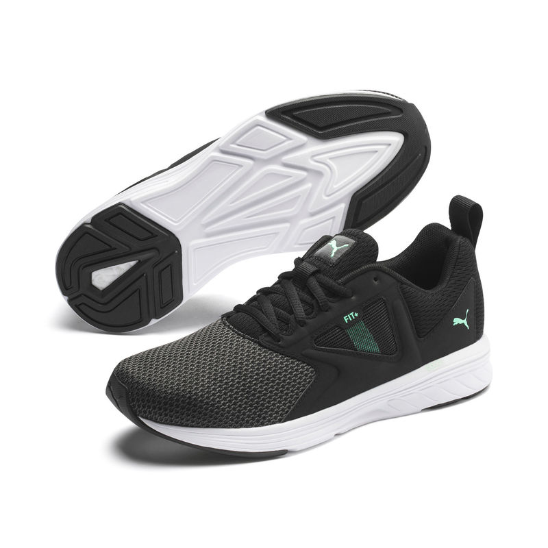 Puma NRGY Asteroid Running Black Shoes 10