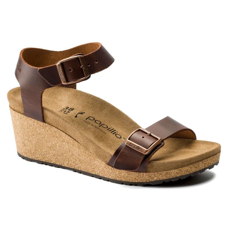 Birkenstock Papillio Soley Natural Leather Narrow Women EURO 36