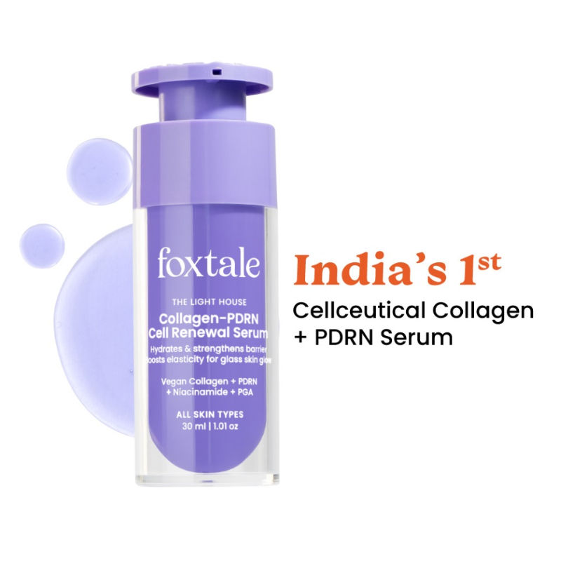 Foxtale Cell Renewal Serum - with Collagen, PDRN, PGA & Niacinamide