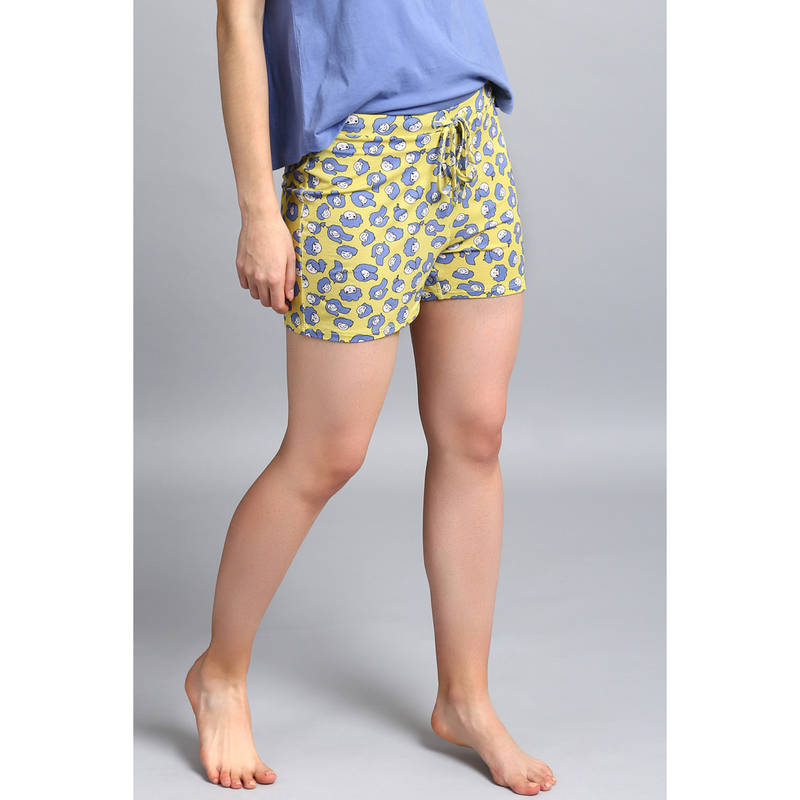 NeceSera Happy Girl Yellow Shorts (S)