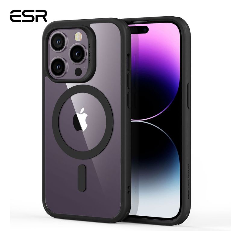 ESR Back Cover For iphone 14 Pro Max Classic Halolock Series with Camera Kickstand Black Buy