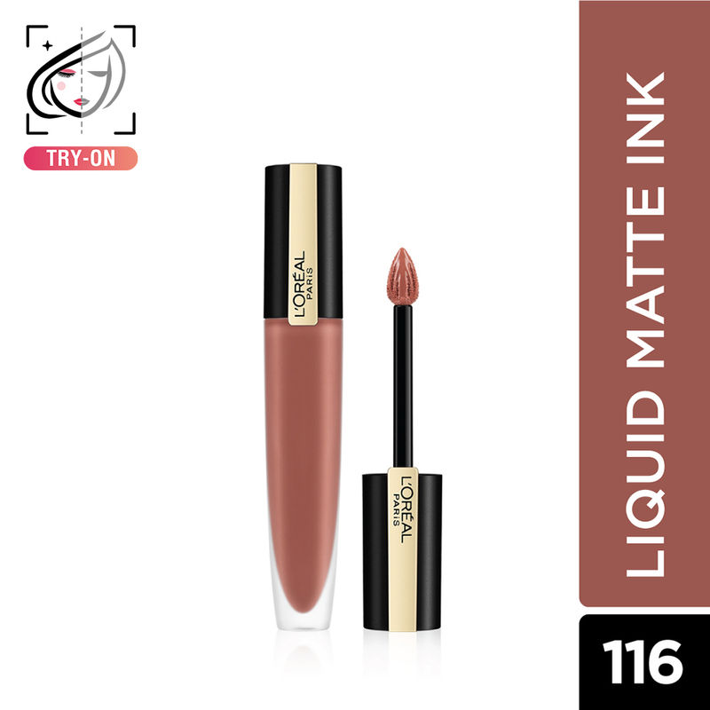 L'Oreal Paris Rouge Signature Matte Liquid Lipstick - 116 I Explore