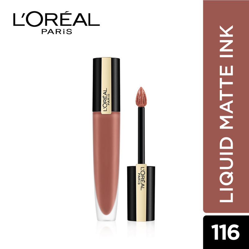 L'Oreal Paris Rouge Signature Matte Liquid Lipstick - 116 I Explore