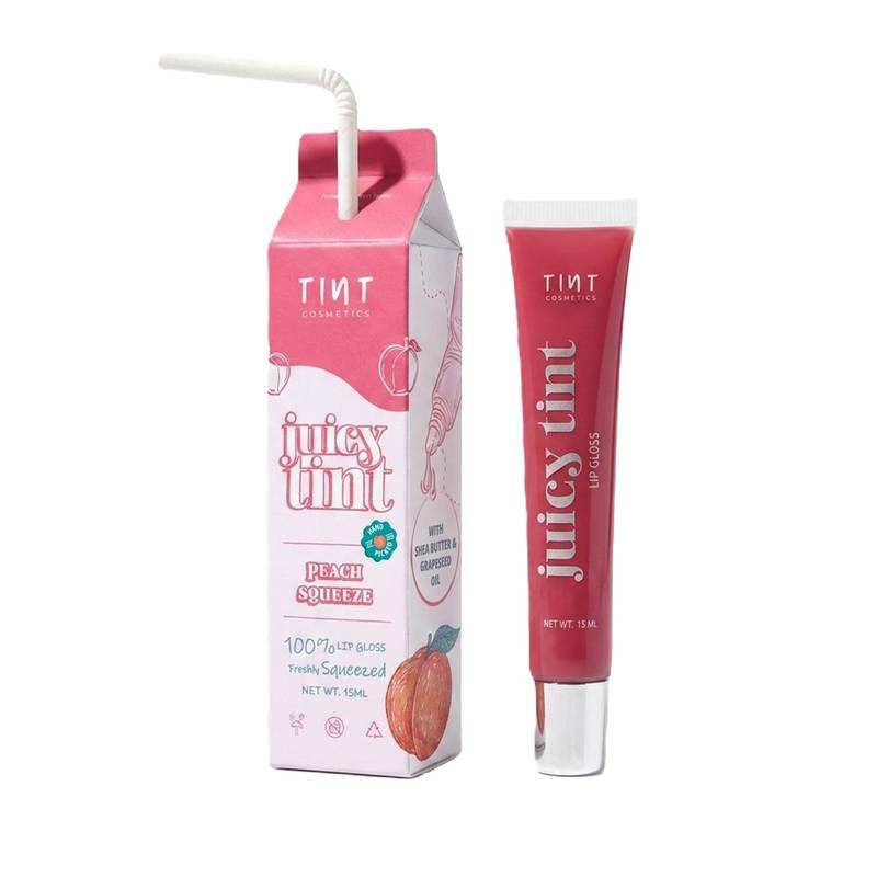 Tint Cosmetics Juicy Tint Lip Gloss - Peach Squeeze