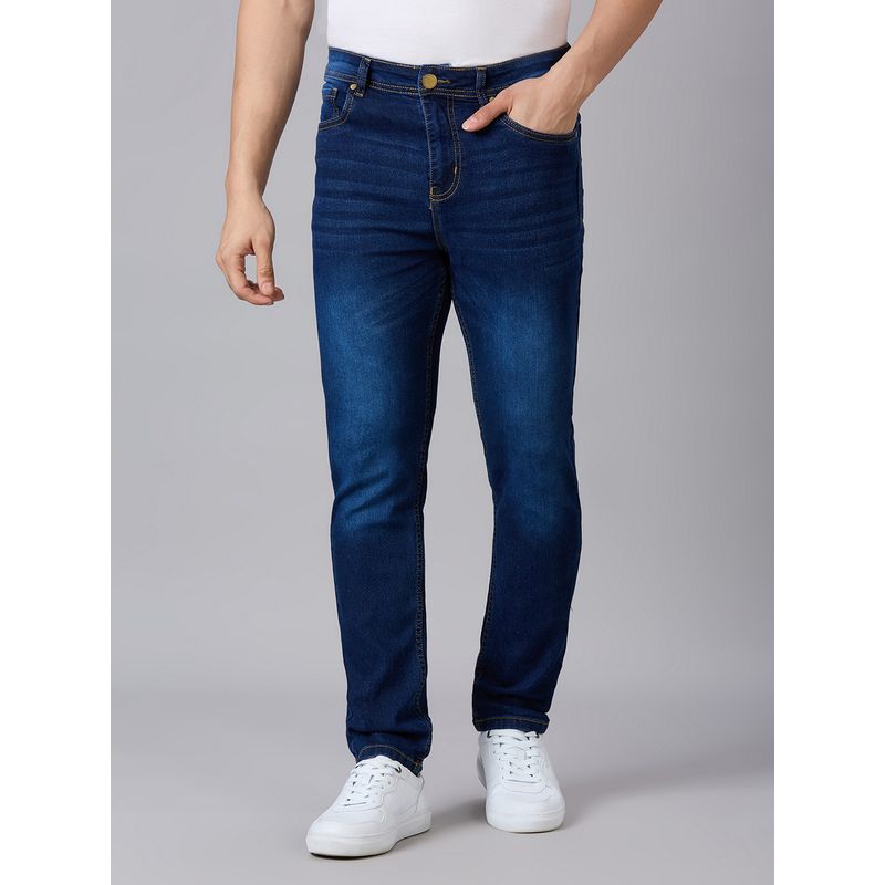 Style Quotient Men's Blue Skinny Fit Jeans (28)