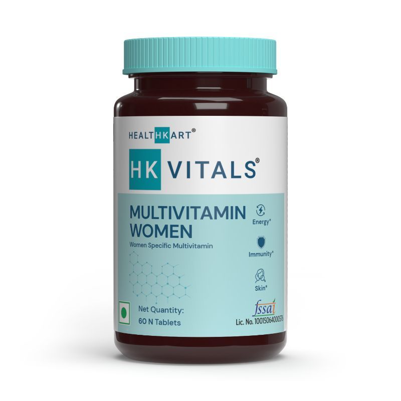 HealthKart HK Vitals Multivitamin for Women, Boosts Energy, Stamina, and Skin Health