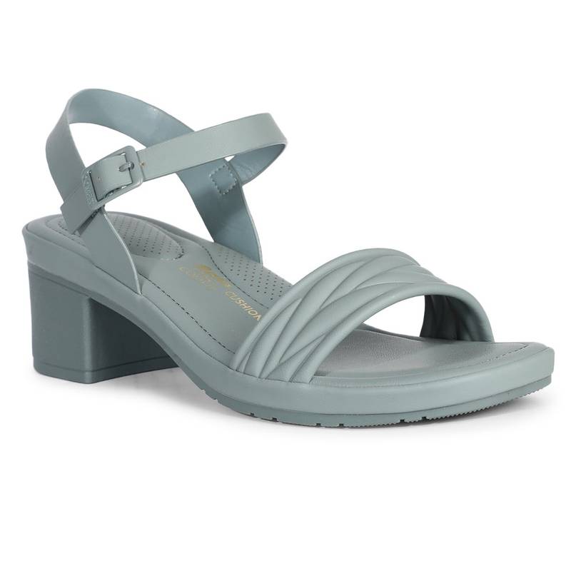 Bata Green Women Heel Sandals (UK 3)