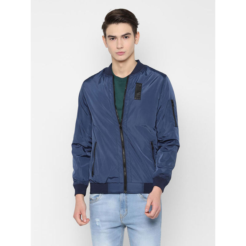 Allen Solly Navy Blue Jacket (M)