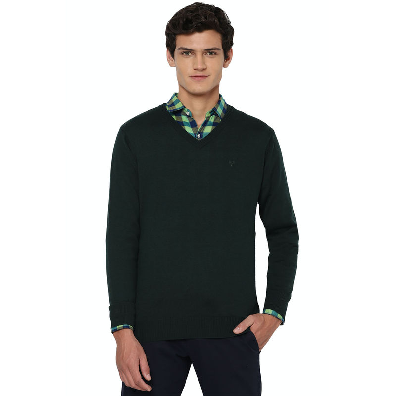 Allen Solly Green Sweater (2XL)