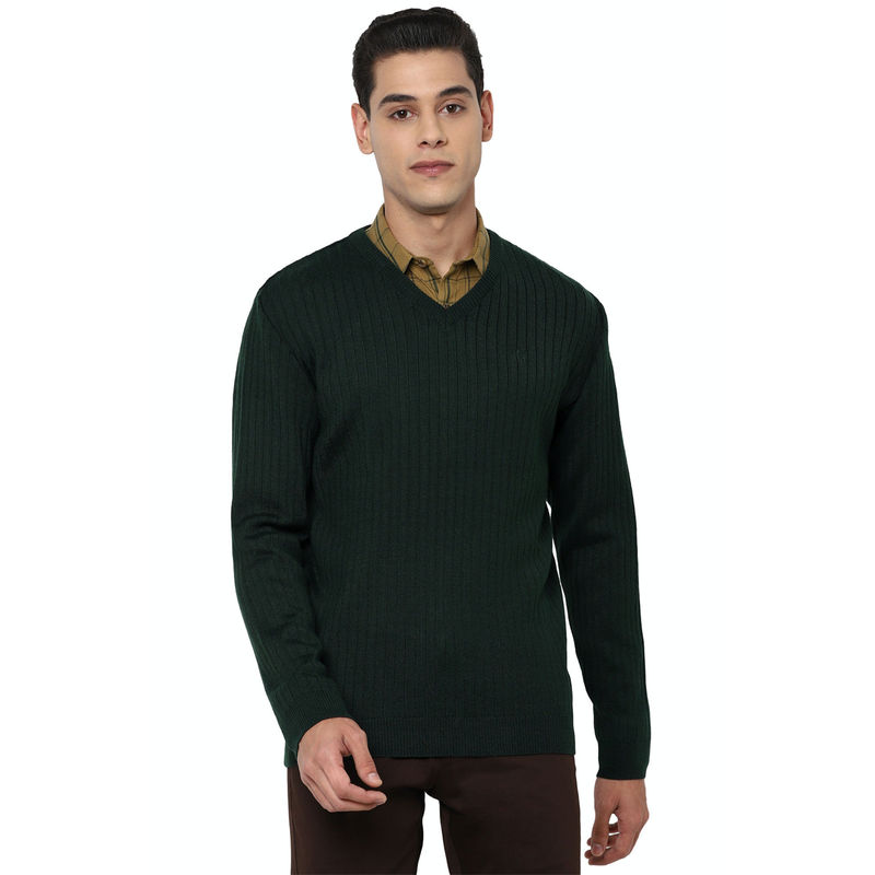Allen Solly Green Sweater (M)