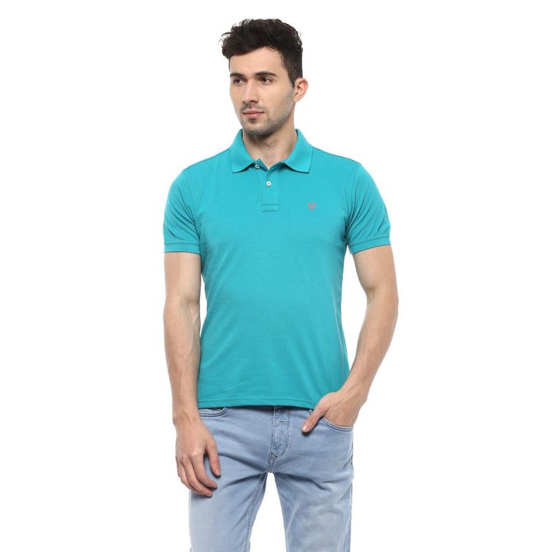 Allen Solly Blue Polo T-Shirt (M)