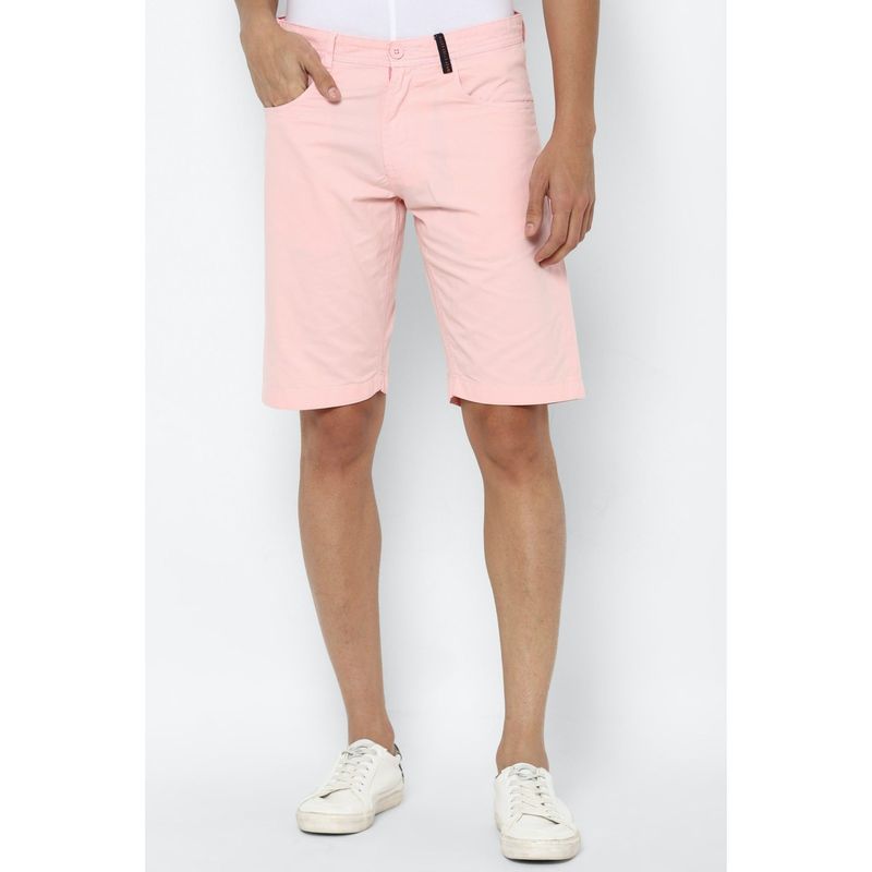 Allen Solly Men Pink Slim Shorts (30)