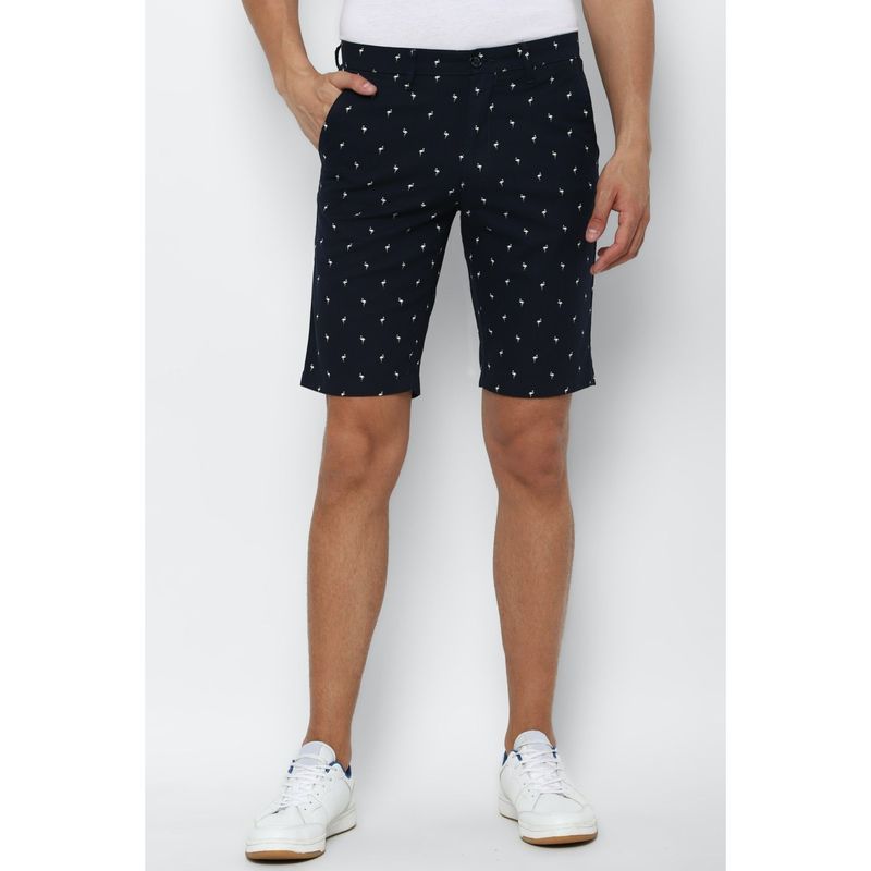 Allen Solly Men Navy Slim Shorts (34)