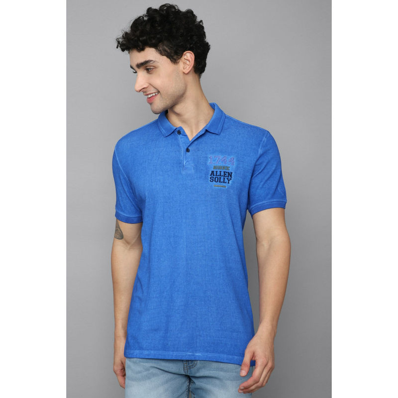 Allen Solly Men Blue T Shirt (S)