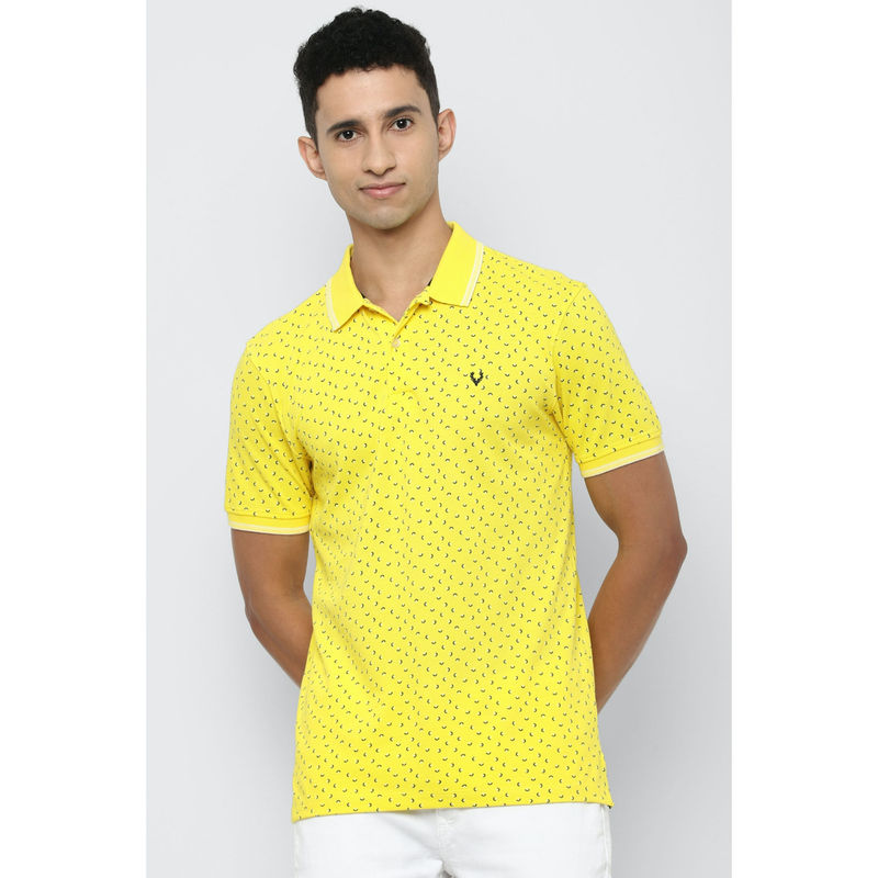 Allen Solly Yellow T-Shirt (S)