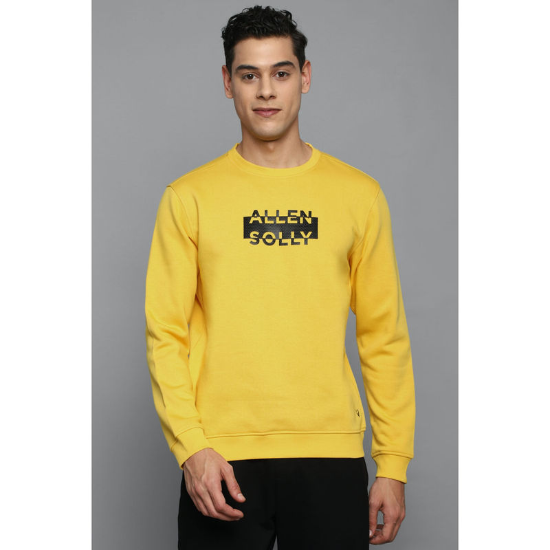 Allen Solly Yellow Sweatshirt (L)